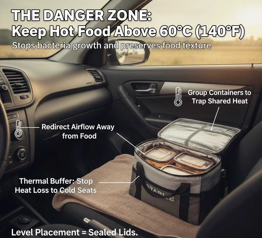 How to Transport Hot Food Safely in a Car | Pro Tips – The Upright Bag