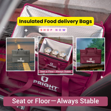 Insulated food delivery bags 