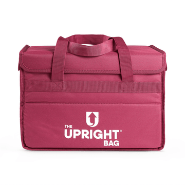 The upright insulated food delivery bag in Deep purple edition 